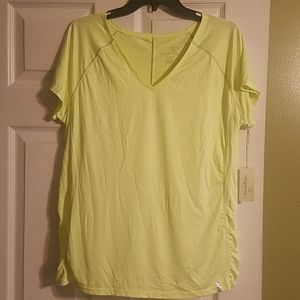 Tangerine workout shirt